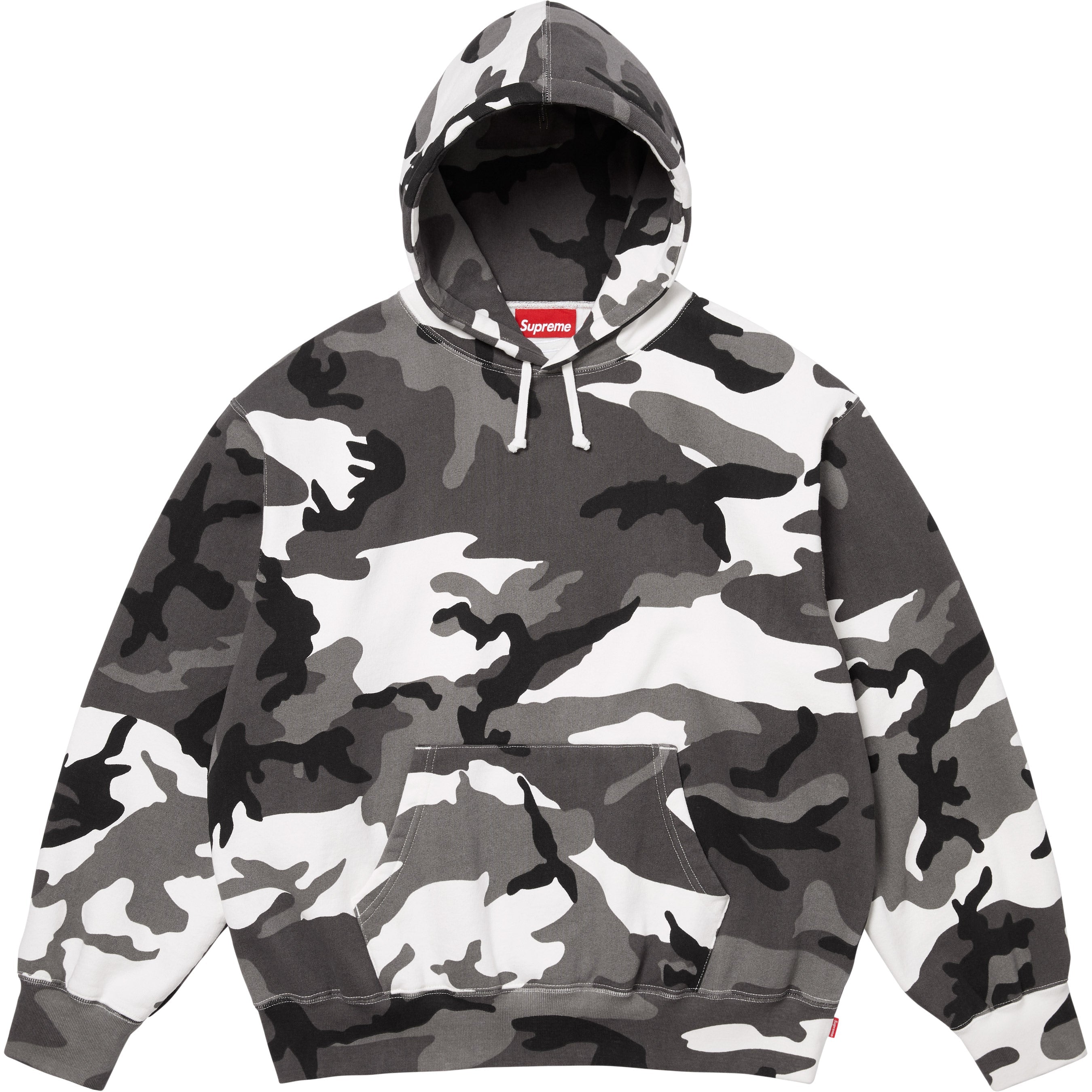 Satin Appliqué Hooded Sweatshirt view 7